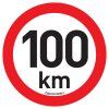 Samolepka 100km/h