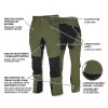 FOBOS Trousers green/black