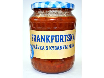 Frankfurtská polévka s kysaným zelím (650 ml)