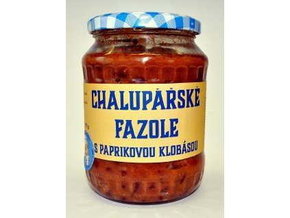 Chalupářské fazole s paprikovou klobásou (675 g)