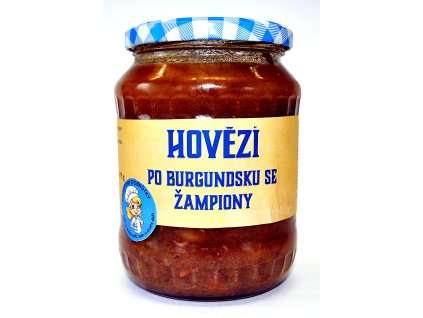 Hovězí po burgundsku se žampiony (675 g)