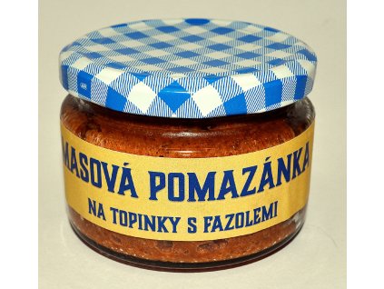 Masová pomazánka na topinky s fazolemi (220 g)