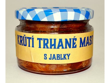 Krůtí trhané maso s jablky (230 g)