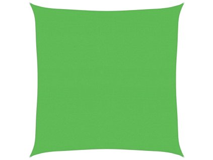 vidaXL Stínicí plachta 160 g/m² světle zelená 5 x 5 m HDPE