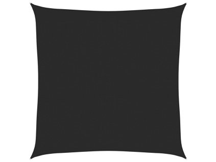 vidaXL Stínící plachta 160 g/m² černá 5 x 5 m HDPE