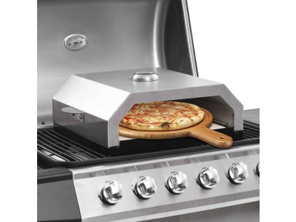 vidaXL Pec na pizzu pro zahradní grily na plyn i uhlí keramická deska