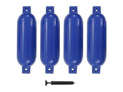 vidaXL Lodní fender 4 ks modrý 51 x 14 cm PVC