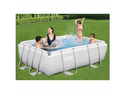 Bestway Power Steel Bazénový set obdélníkový 282 x 196 x 84 cm