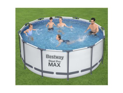 Bestway Bazénový set Steel Pro MAX kruhový 366 x 122 cm