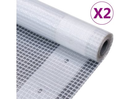 vidaXL Krycí plachty 2 ks 260 g/m² 2 x 2 m bílé