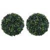 vidaXL Umělé buxus koule 2 ks 45 cm