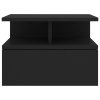 vidaXL Nástěnné noční stolky 2 ks černé 40 x 31 x 27 cm dřevotříska