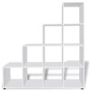 242550 Marketos Staircase Bookcase/Display Shelf 142 cm White