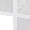 242550 Marketos Staircase Bookcase/Display Shelf 142 cm White