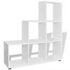 242552 Marketos Staircase Bookcase/Display Shelf 107 cm White