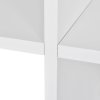 242552 Marketos Staircase Bookcase/Display Shelf 107 cm White