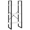 vidaXL Úložný regál bílý 60 x 30 x 105 cm dřevotříska
