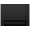 vidaXL Nástěnná TV skříňka černá vysoký lesk 120x23,5x90cm dřevotříska
