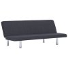 282193 Marketos Sofa Bed Dark Grey Polyester