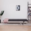 282193 Marketos Sofa Bed Dark Grey Polyester