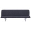 282193 Marketos Sofa Bed Dark Grey Polyester
