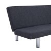 282193 Marketos Sofa Bed Dark Grey Polyester
