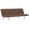 282195 Marketos Sofa Bed Brown Polyester