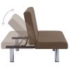 282195 Marketos Sofa Bed Brown Polyester