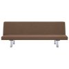 282195 Marketos Sofa Bed Brown Polyester