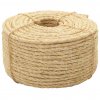 vidaXL Lano 100% sisal 8 mm 500 m