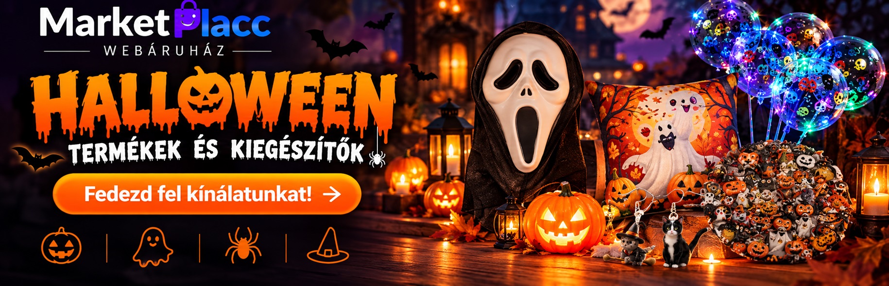 Halloween-i termékek a MarketPlaccon