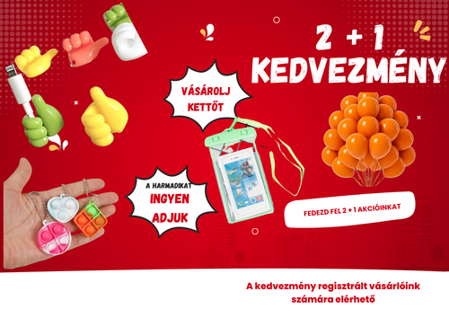 2 + 1 kedvezmény