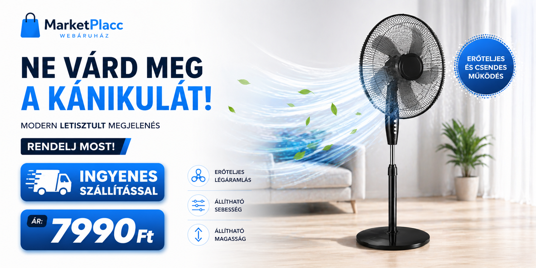 Xtech álló ventillátor