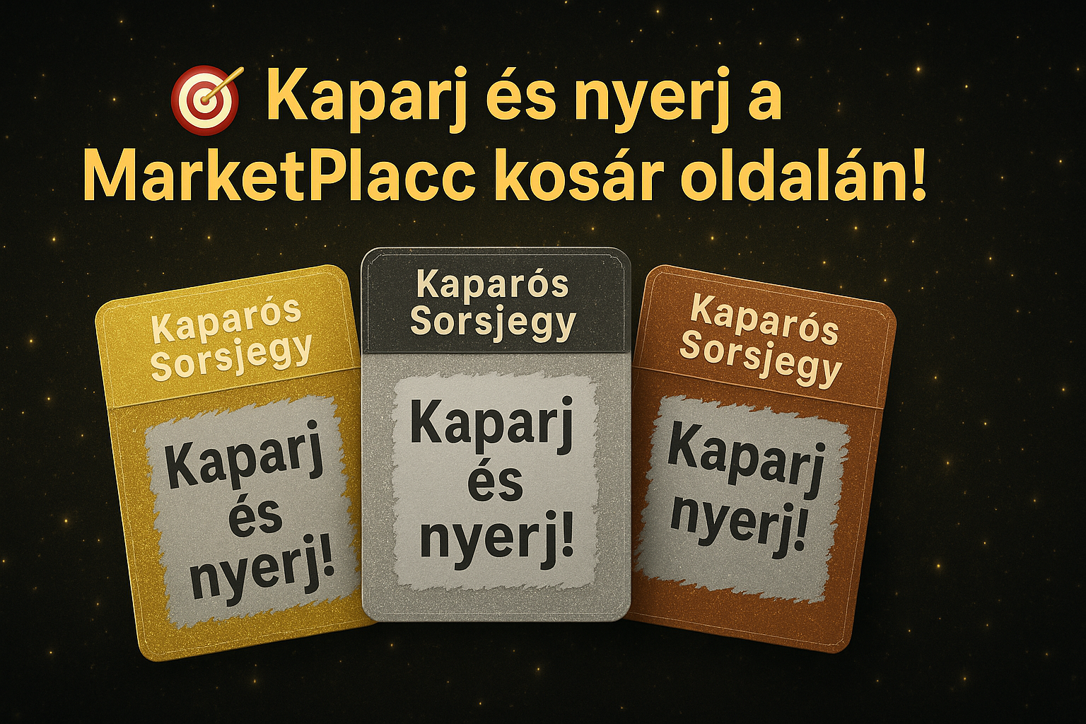 MarketPlacc Kaparós Sorsjegy játék