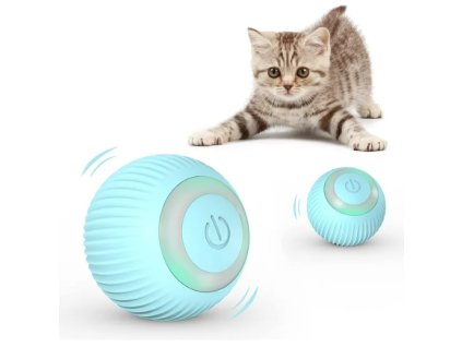 Interaktív macska labda beépített akkumulátorral