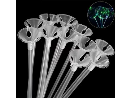 Műanyag lufi tartó pálca csészével