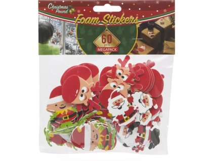 Karácsonyi habmatrica szett – 60 db-os csomag, 4 féle minta