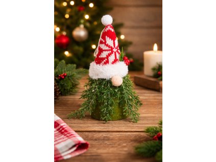 Karácsonyi Skandináv manó - 18cm