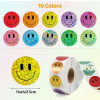 Smiley mintás matrica csomag
