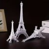 Eiffel torony akril dekorációs lámpa színes LED világítással