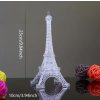 Eiffel torony akril dekorációs lámpa színes LED világítással