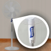 Padlóventilátor cirkulátor 50W – csendes, erős álló ventilátor fehér