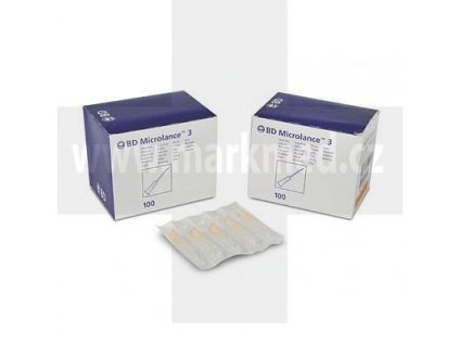 Jehla BD Microlance 25G (0,5x25mm) oranžová (100ks)