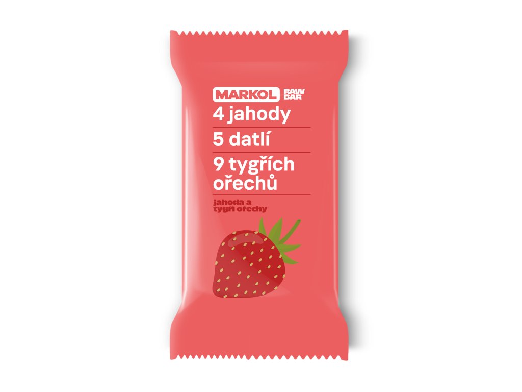 Makol raw bar jahoda a tygří ořechy