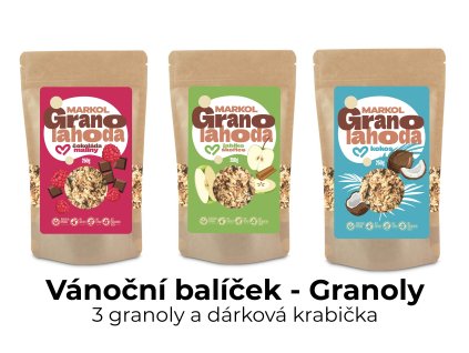 Vánoční balíček granola MARKOL snídanové menu