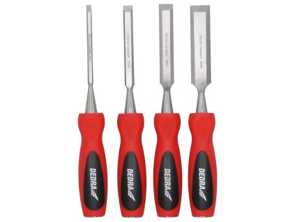 Súprava dlát 4 ks: 6, 12, 18, 25 mm, oceľ CrV