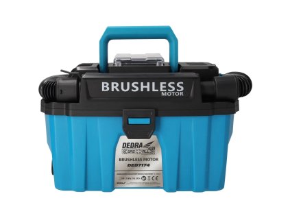 Bezuhlíkový akumulátorový priemyselný vysávač 18V 10L