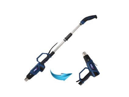 Teplovzdušná pištoľ-vypaľovač buriny 3v1, 2000W