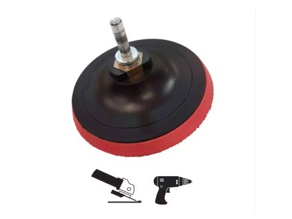 Kotúč unášací pre leštiace diamantové kotúče závit M14 priemer 150mm + kolík pre vŕtačku