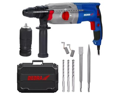 Vŕtacie kladivo SDS PLUS QC 1050W, 0-980ot/min, 3funkcie,kufrík